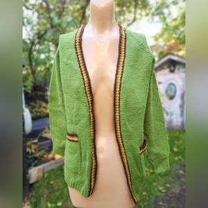 VINTAGE Hand knit cardigan